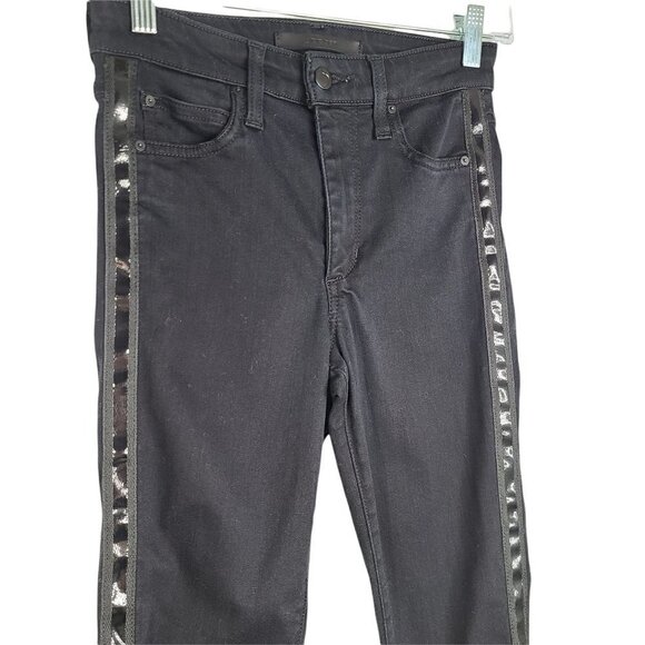 Joe's Jeans The Charlie Side Stripe High Rise Skinny Jeans - Picture 6 of 10